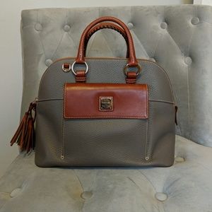 Dooney & Bourke Grey Leather Purse